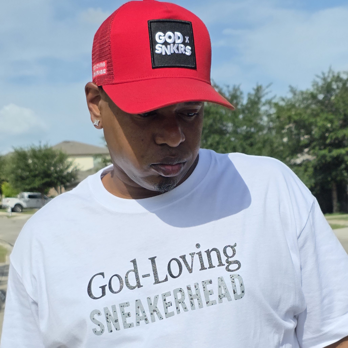 GOD x SNKRS God-Loving Sneakerhead Cemented in God's Word Tee
