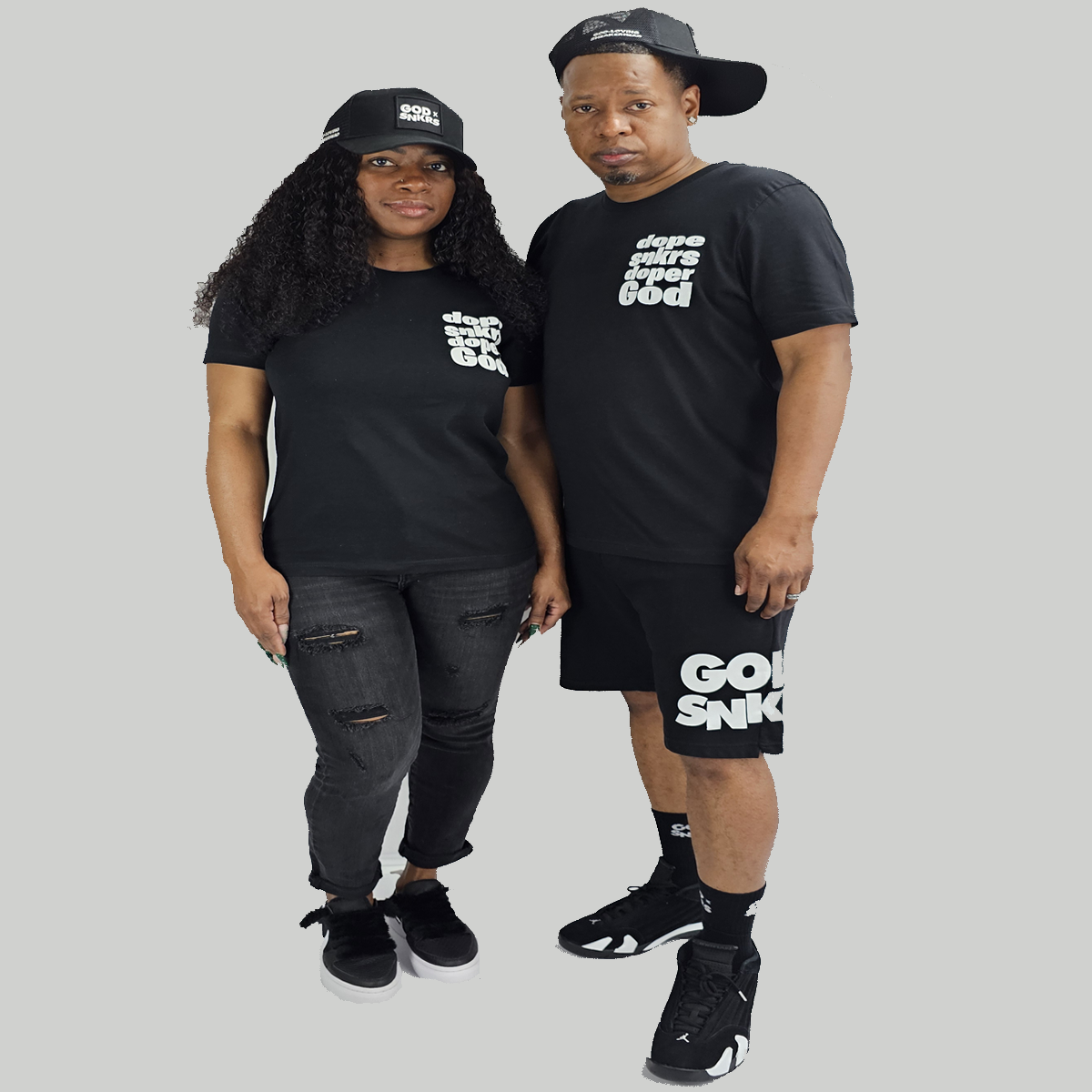 Dope SNKRS Doper GOD Black and White Keys Tee