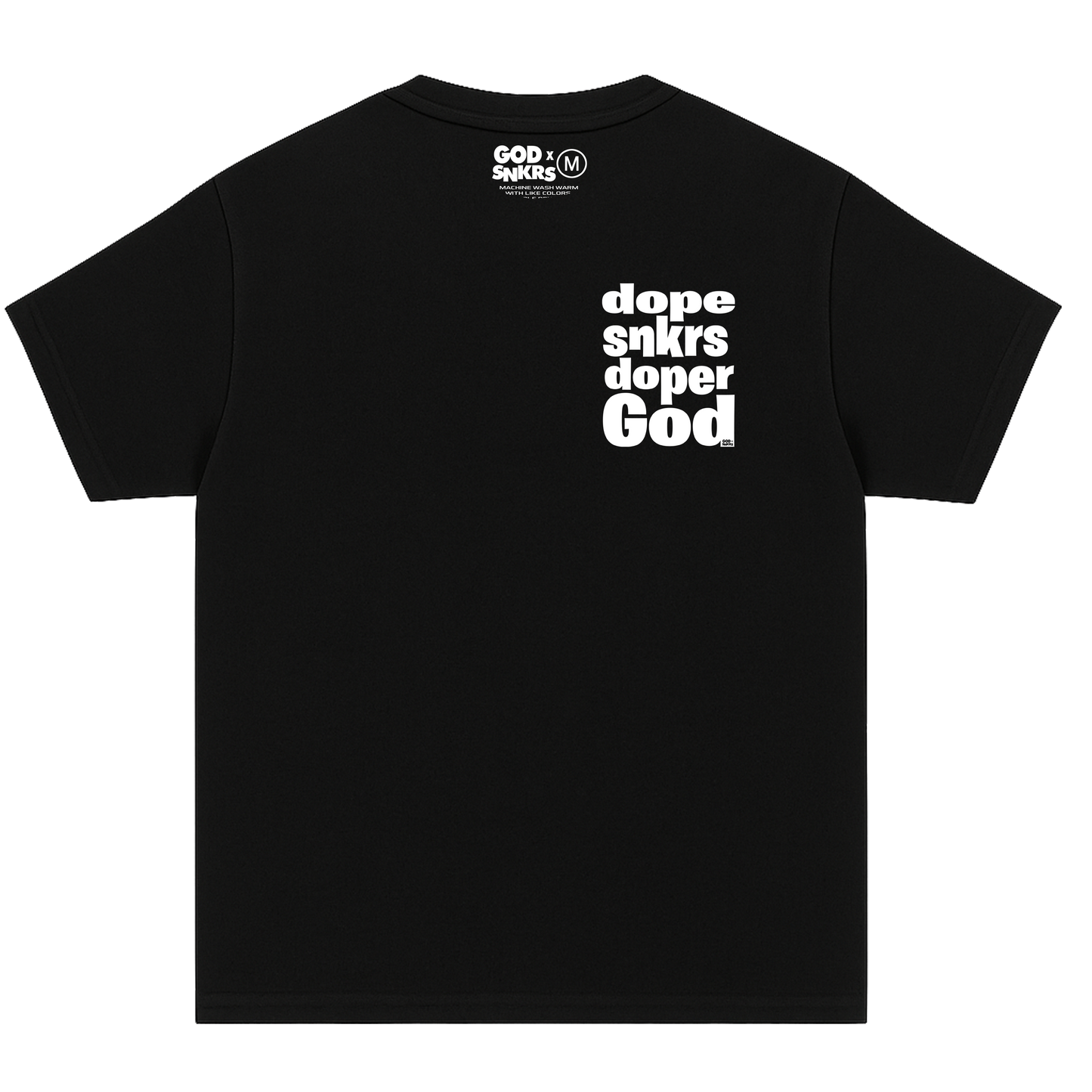 Dope SNKRS Doper GOD Black and White Keys Tee