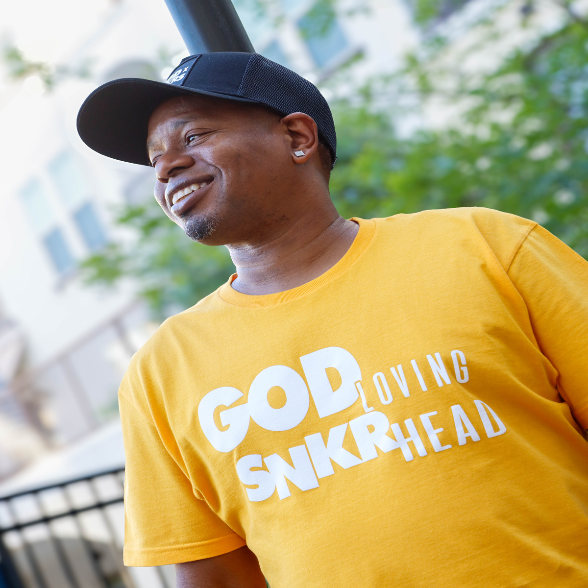 God-Loving Sneakerhead Standard - Sunflower