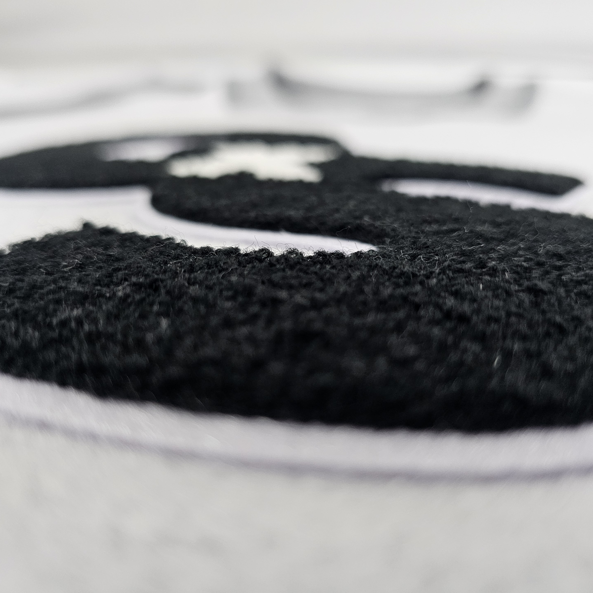 GOD x SNKRS Metallic Grey GxS Chenille Crewneck