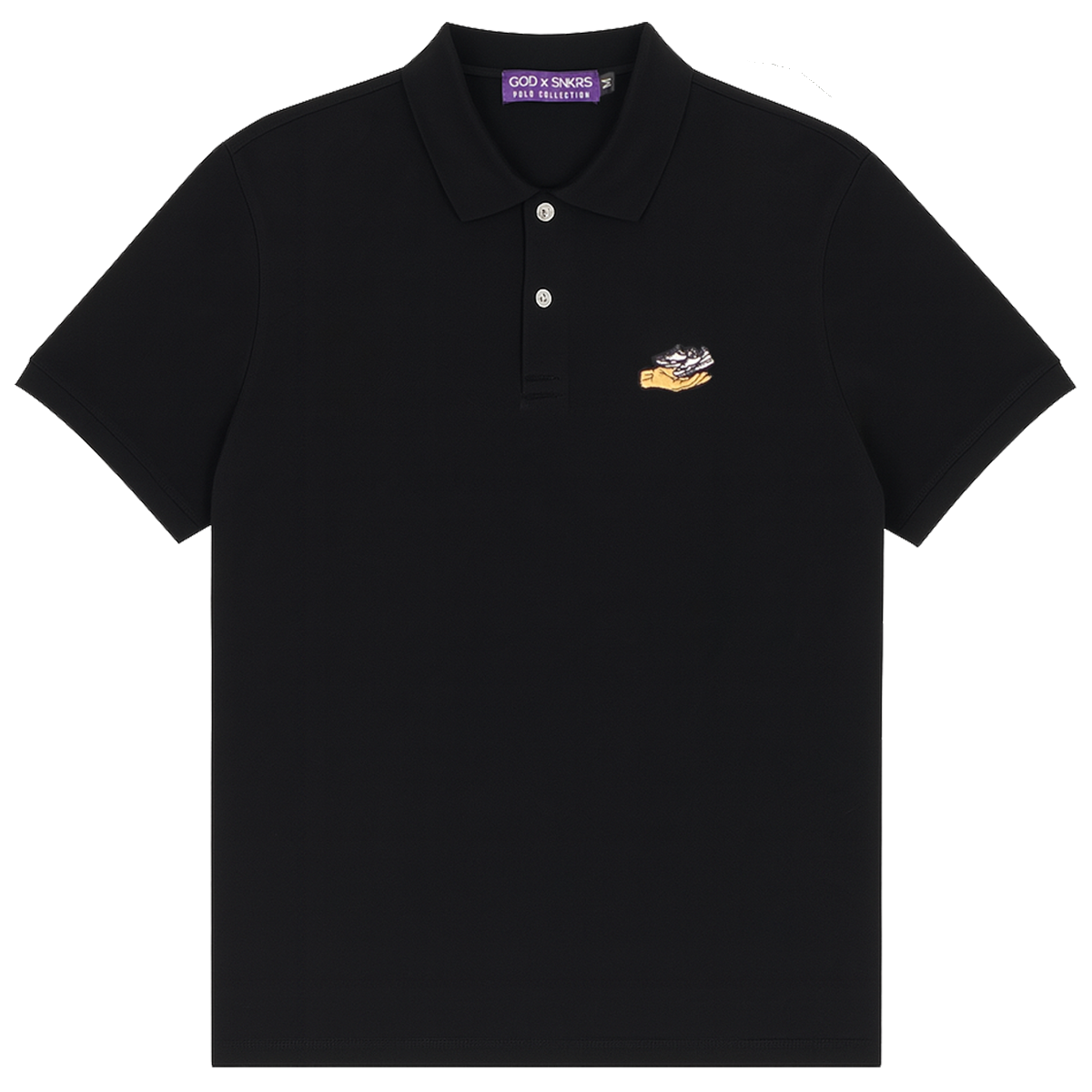 GOD x SNKRS Premium Stretch Classic Fit Polo - Classic Black