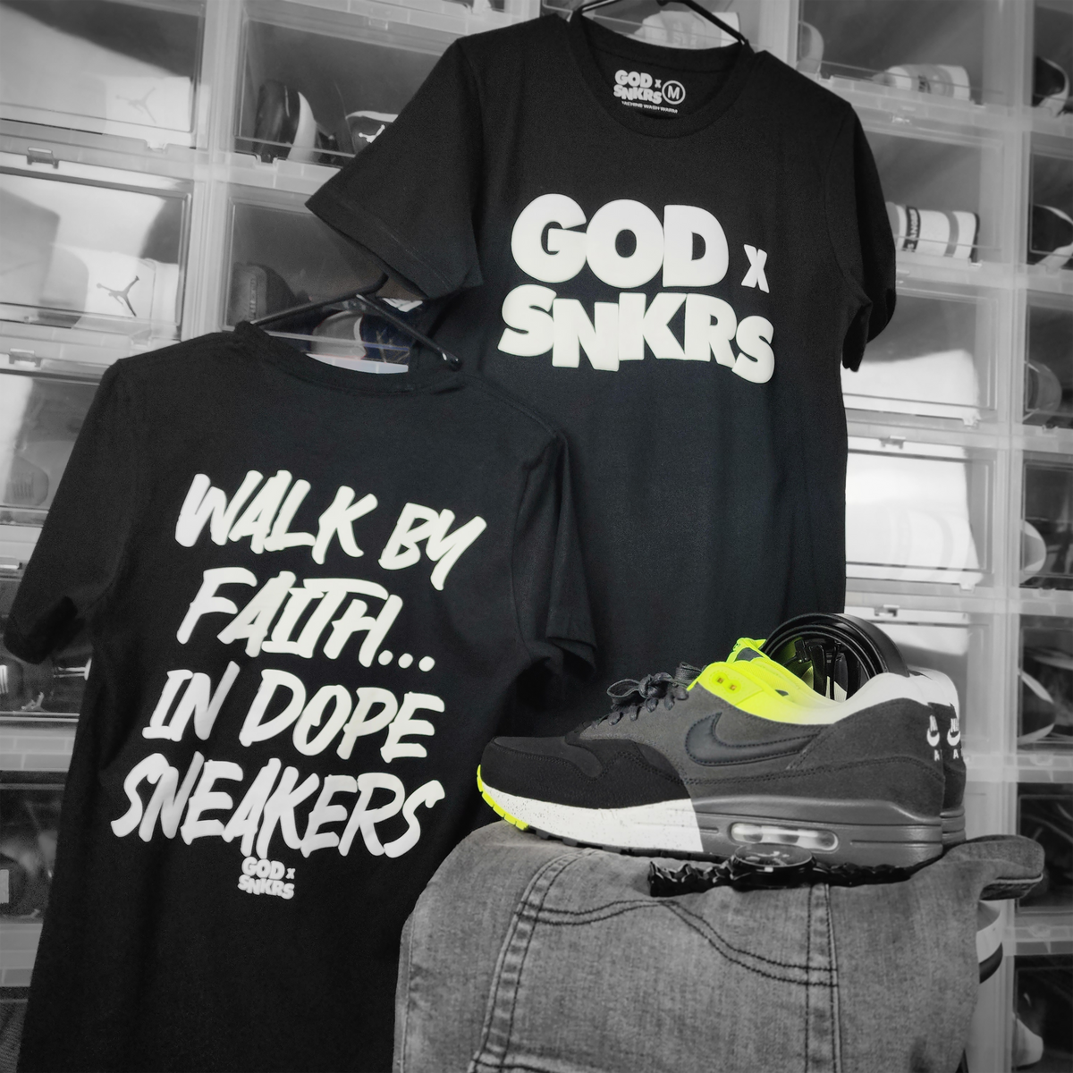 GOD x SNKRS Walk by Faith Tee