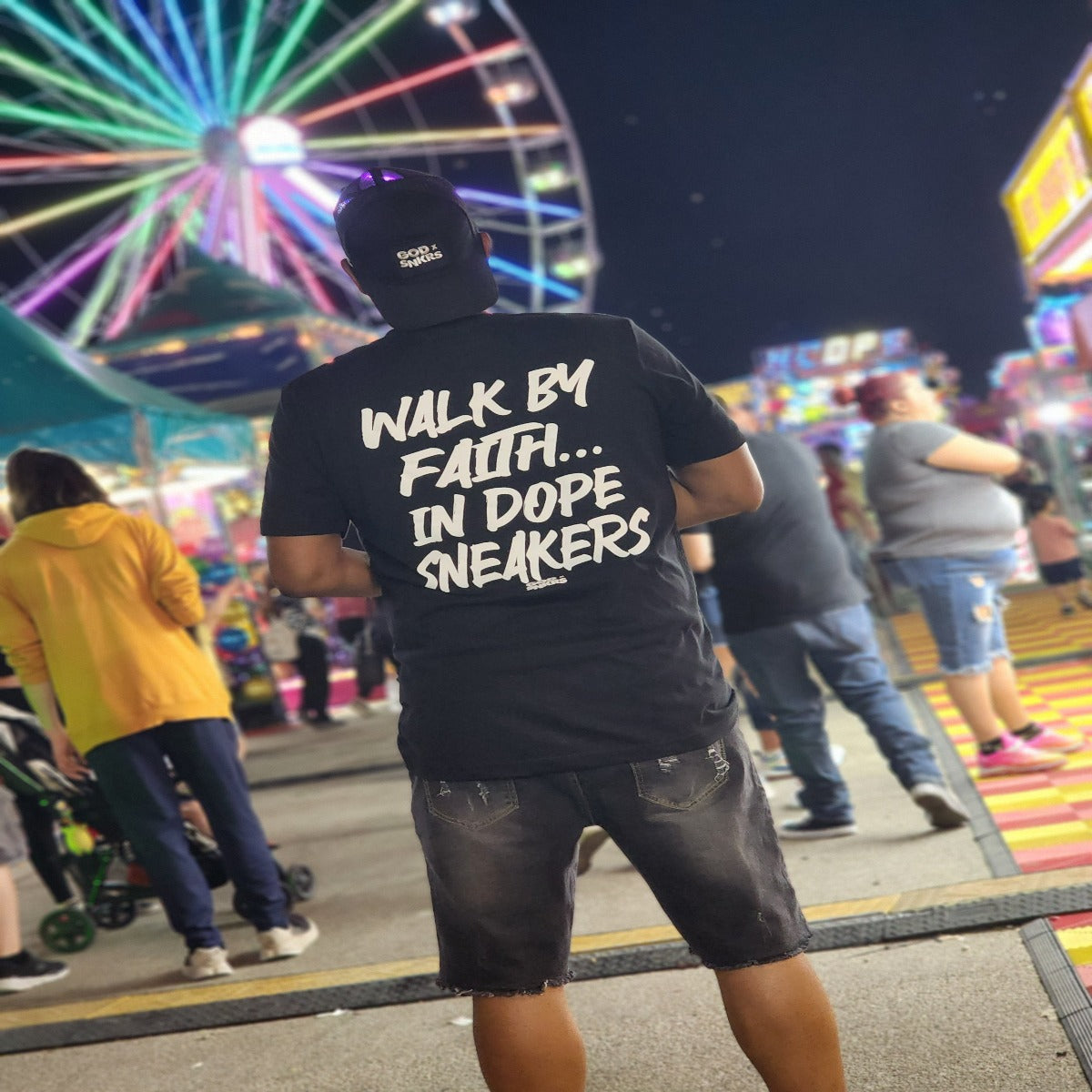 GOD x SNKRS Walk by Faith Tee