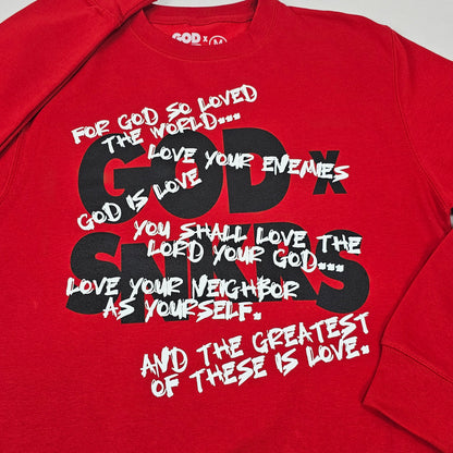 GOD x SNKRS Words of Love Crewneck