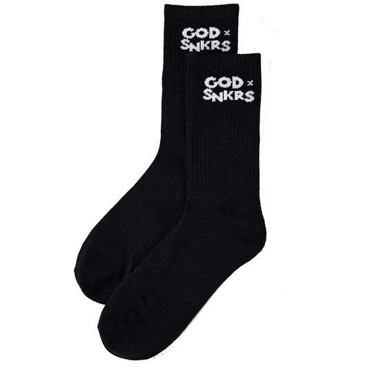 GOD x SNKRS Black Firm Footing Socks