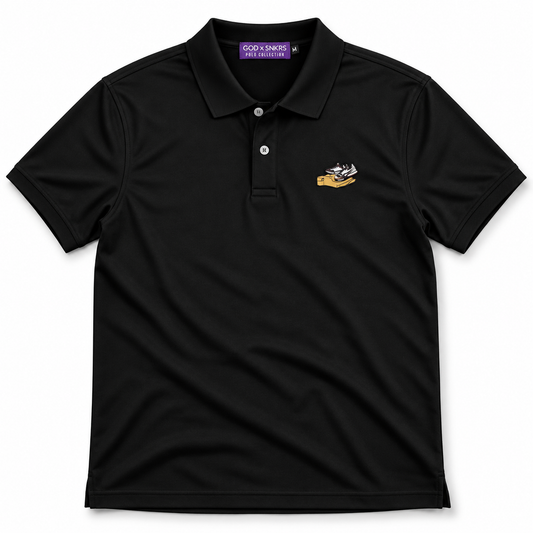 GOD x SNKRS Premium Stretch Classic Fit Polo - Classic Black