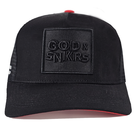 GOD x SNKRS Bred of Heaven Trucker Cap