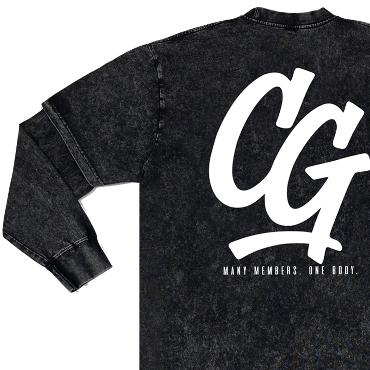 Christ Gang Stacked Acid Tee