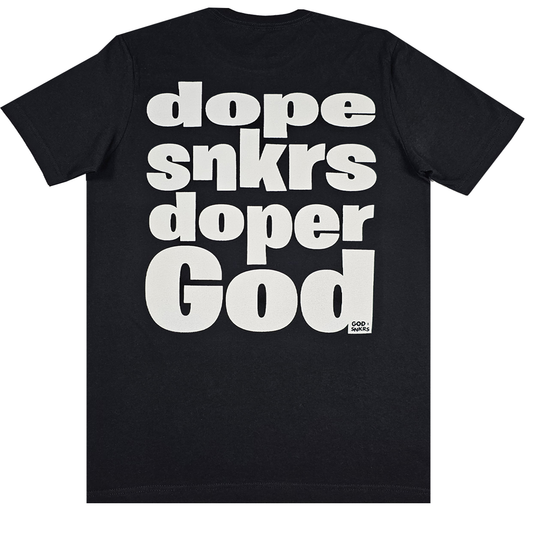 Dope SNKRS Doper GOD Black and White Keys Tee