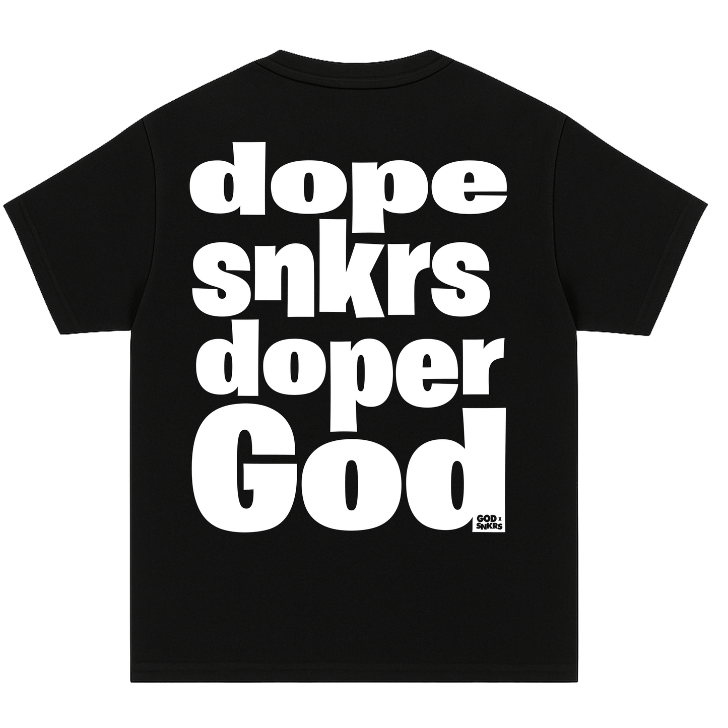 Dope SNKRS Doper GOD Black and White Keys Tee