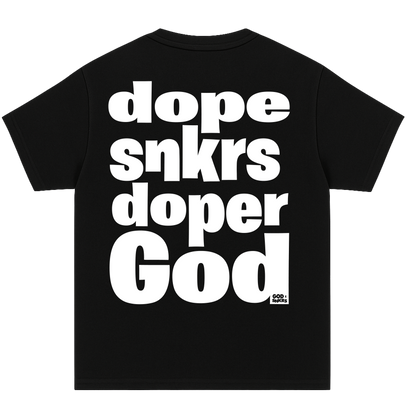Dope SNKRS Doper GOD Black and White Keys Tee