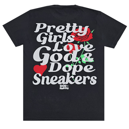 GOD x SNKRS Pretty Girls Love God and Dope Sneakers