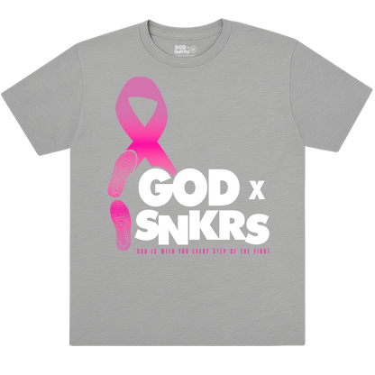GOD x SNKRS 2025 Every Step of the Fight Breast Cancer Awareness Tee