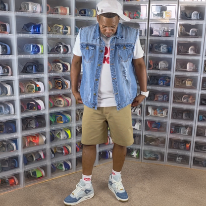 GOD x SNKRS Armor of Faith Denim Vest