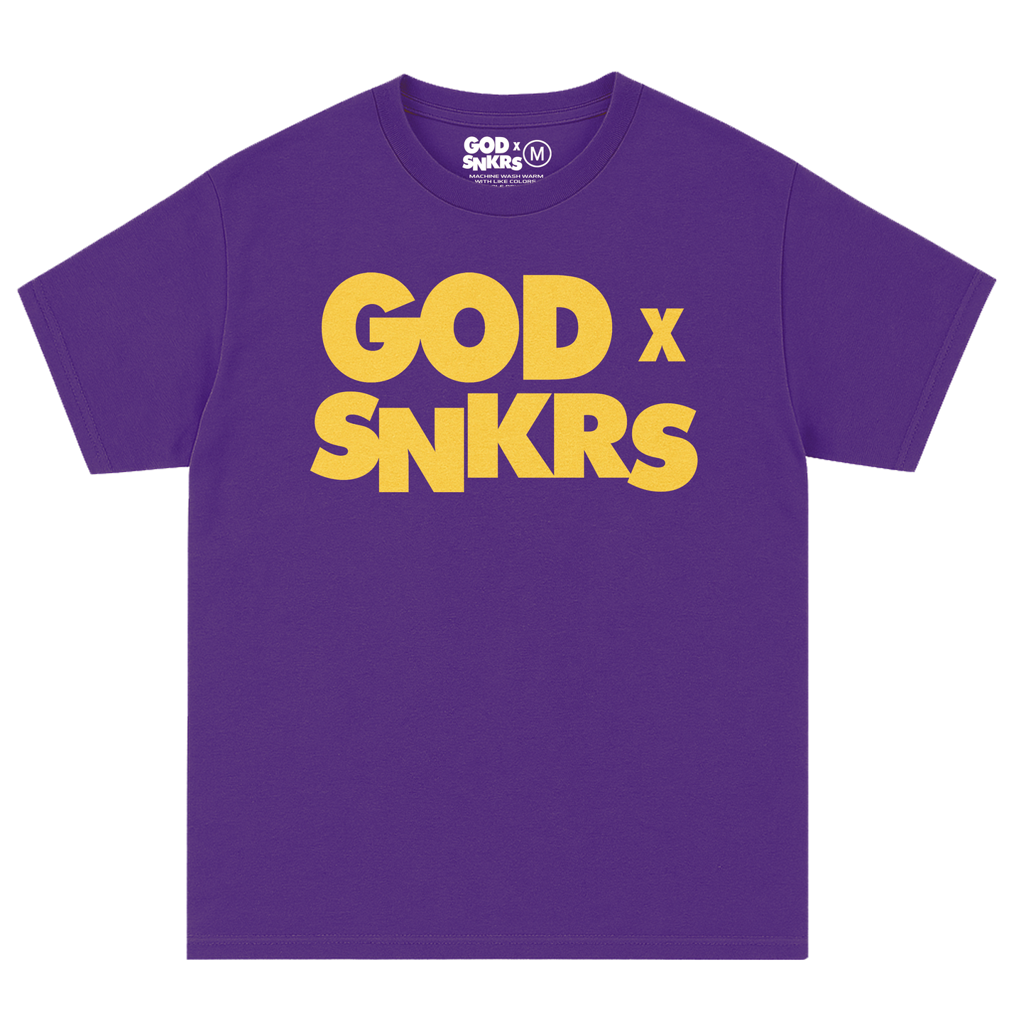 GOD x SNKRS Royal Honor Purple & Gold Tee