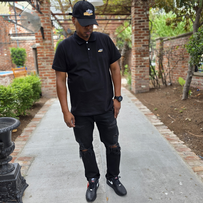 GOD x SNKRS Premium Stretch Classic Fit Polo - Classic Black