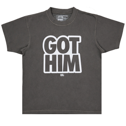 GOD x SNKRS GOT HIM UNafraid Wolf Grey Super Heavyweight Tee