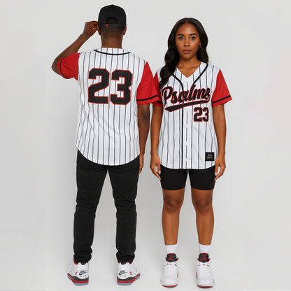 GOD x SNKRS Fire Red Psalms 23 Jersey