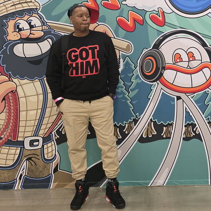 GOD x SNKRS GOT HIM Infrared Crewneck