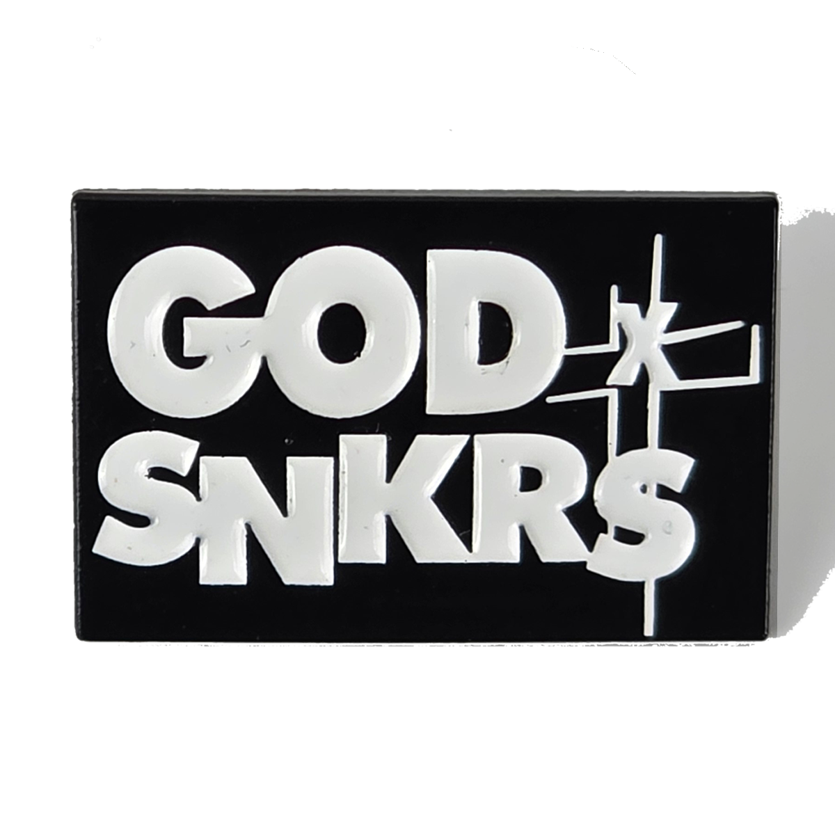 GOD x SNKRS Black Hat and Lapel Pin