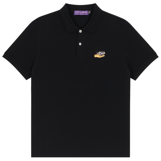 GOD x SNKRS Premium Stretch Classic Fit Polo - Classic Black