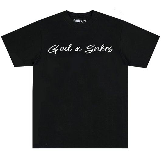 GOD x SNKRS Scripted Heavyweight Tee