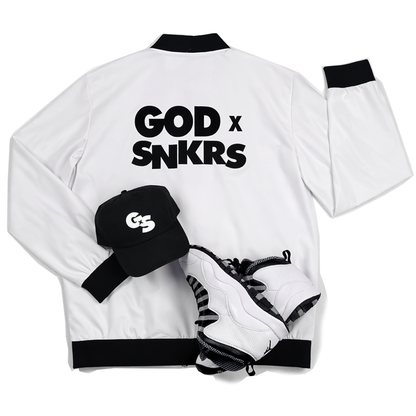 GOD x SNKRS White as Snow Lightweight Bomber