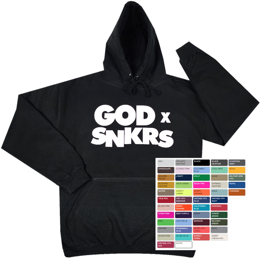 ***Limited Edition Semi-Custom Hoodie - GOD x SNKRS (OG)