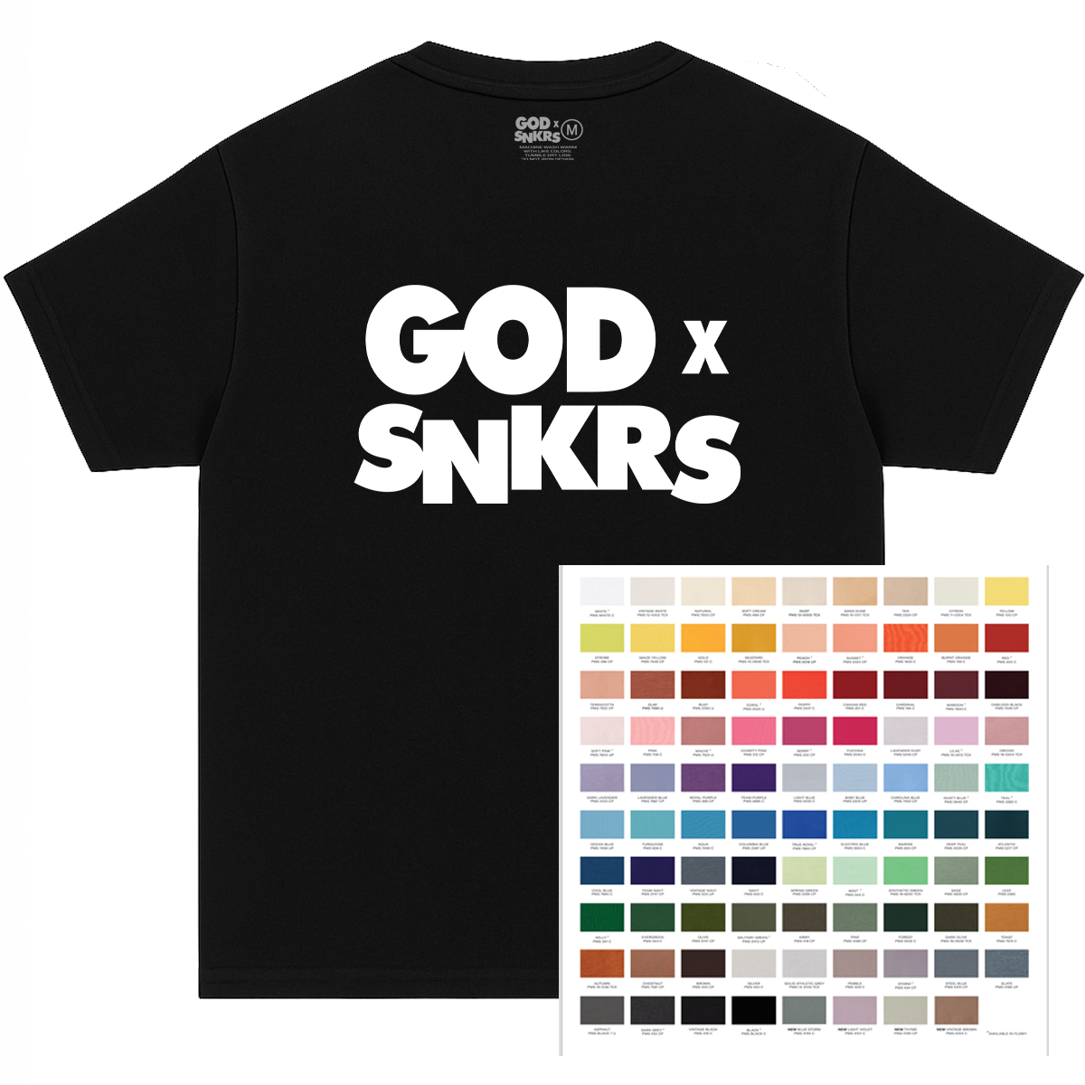 ***Limited Edition Semi-Custom Tees - GOD x SNKRS (OG)