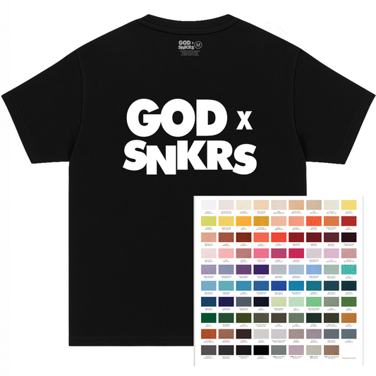 ***Limited Edition Semi-Custom Tees - GOD x SNKRS (OG)