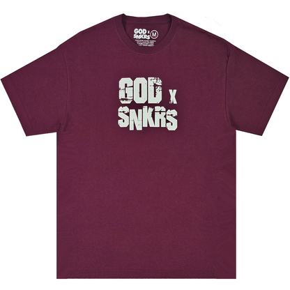 GOD x SNKRS Walk by Faith in Dope Sneakers - Maroon
