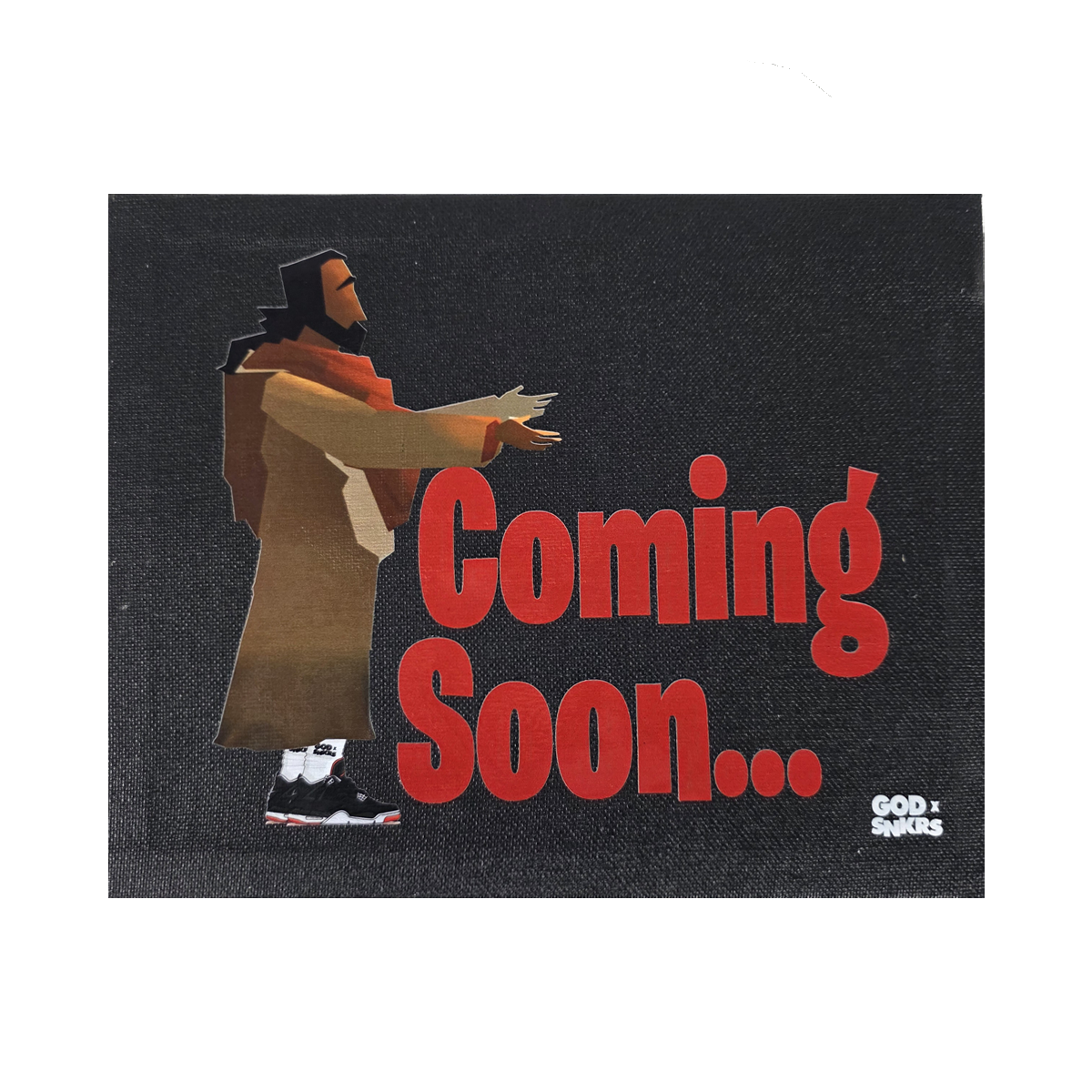 GOD x SNKRS 8 x 10 Canvas Wall Art