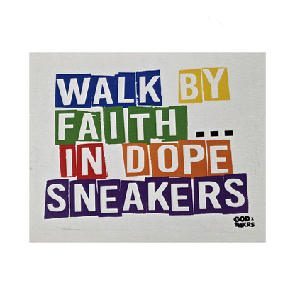 GOD x SNKRS 8 x 10 Canvas Wall Art