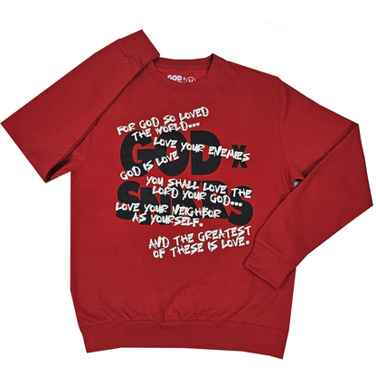 GOD x SNKRS Words of Love Crewneck