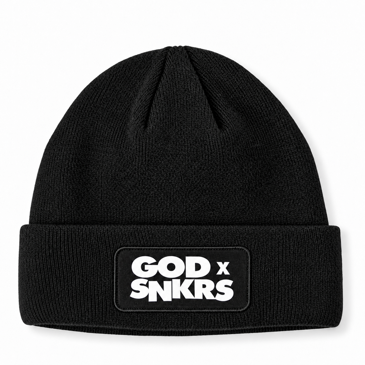 GOD x SNKRS Helmet of Salvation Black Beanie