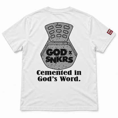 GOD x SNKRS God-Loving Sneakerhead Cemented in God's Word Tee