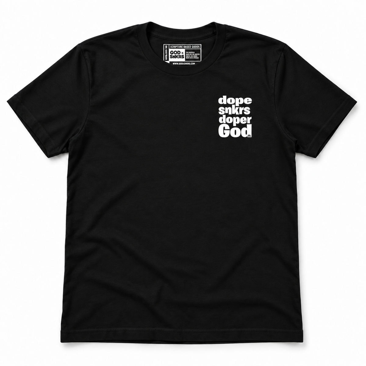 Dope SNKRS Doper GOD Black and White Keys Tee