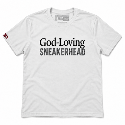 GOD x SNKRS God-Loving Sneakerhead Cemented in God's Word Tee