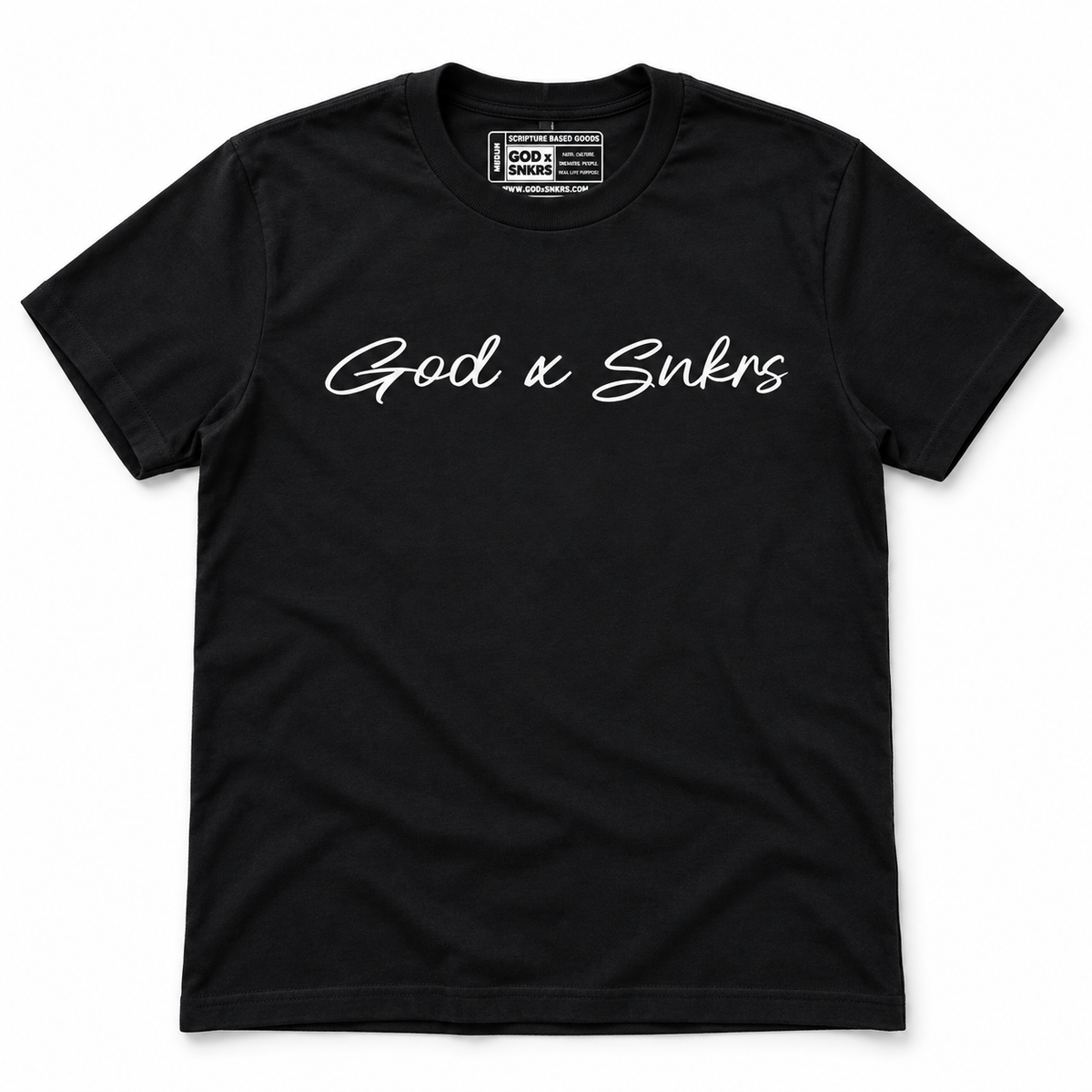 GOD x SNKRS Scripted Heavyweight Tee