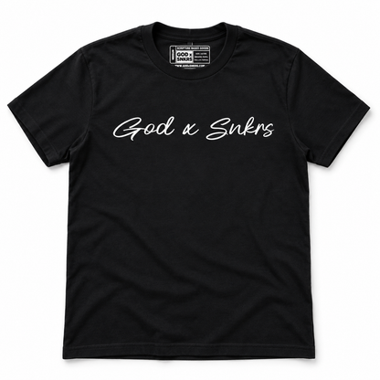 GOD x SNKRS Scripted Heavyweight Tee