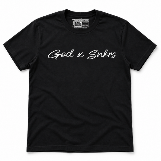 GOD x SNKRS Scripted Heavyweight Tee