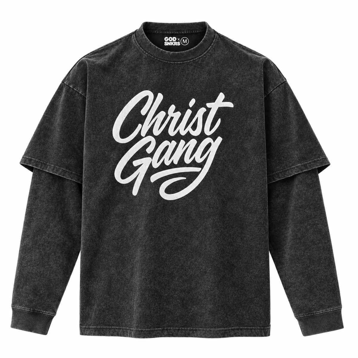 Christ Gang Stacked Acid Tee