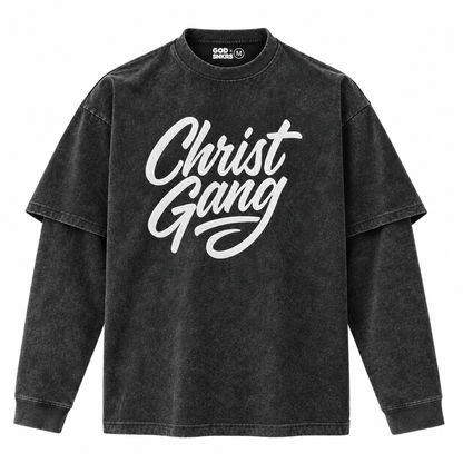 Christ Gang Stacked Acid Tee