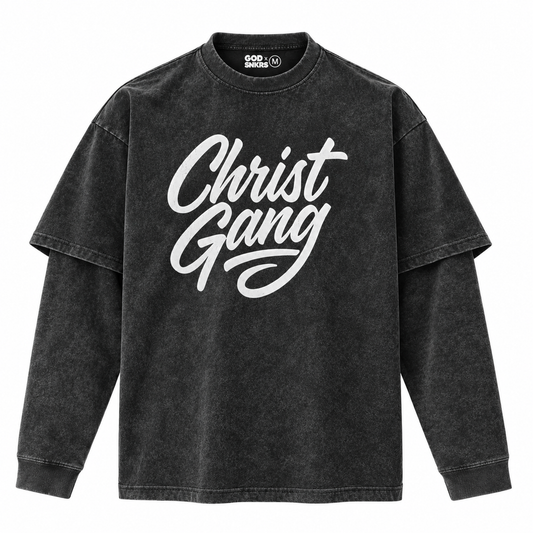 Christ Gang Stacked Acid Tee