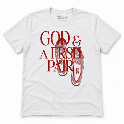 GOD x SNKRS GOD and a FRSH PAIR Brick x Brick Heavyweight Tee