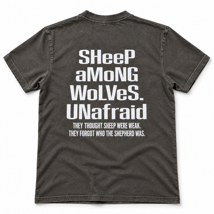 GOD x SNKRS GOT HIM UNafraid Wolf Grey Super Heavyweight Tee