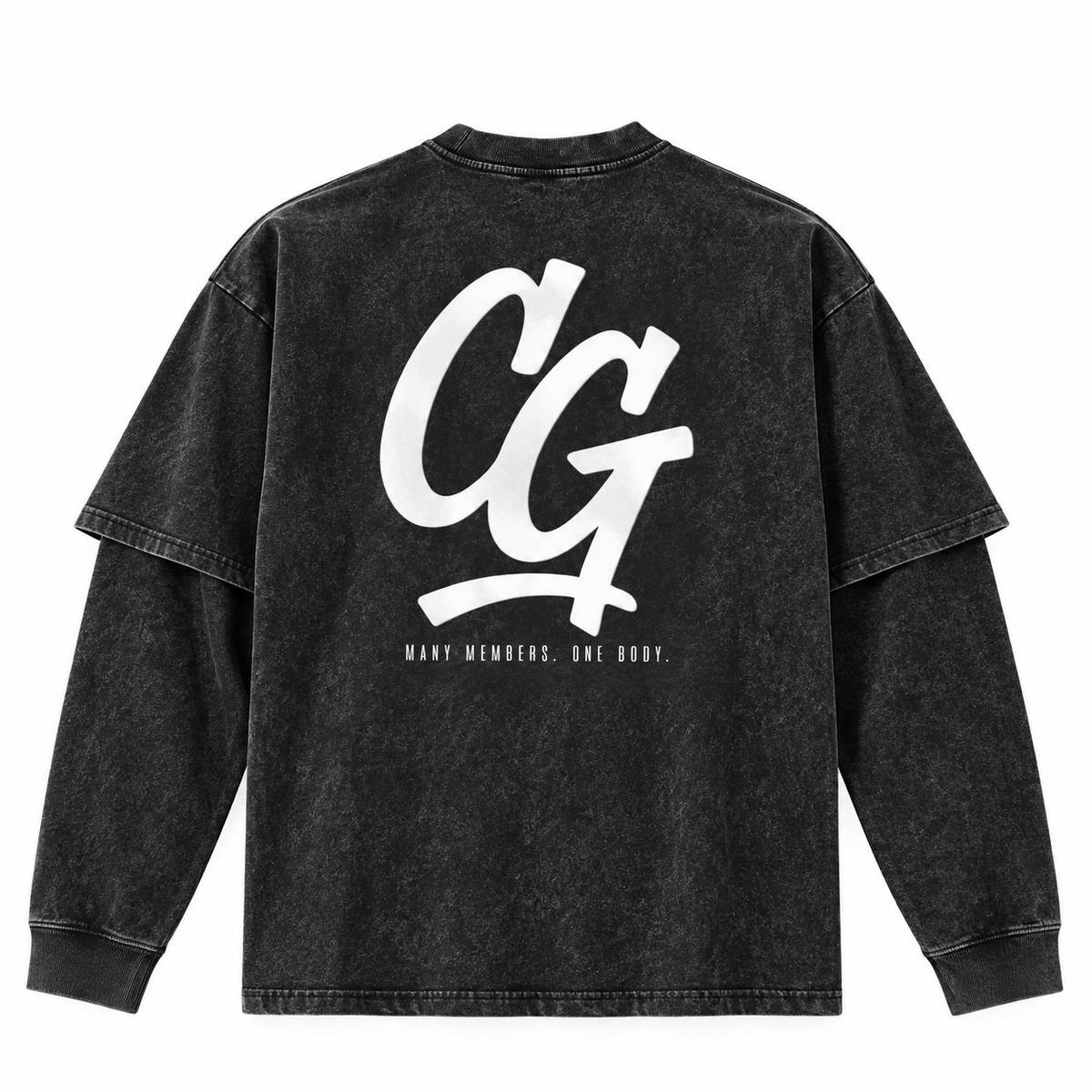 Christ Gang Stacked Acid Tee