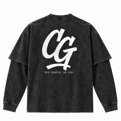 Christ Gang Stacked Acid Tee