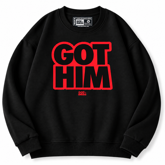 GOD x SNKRS GOT HIM Infrared Crewneck